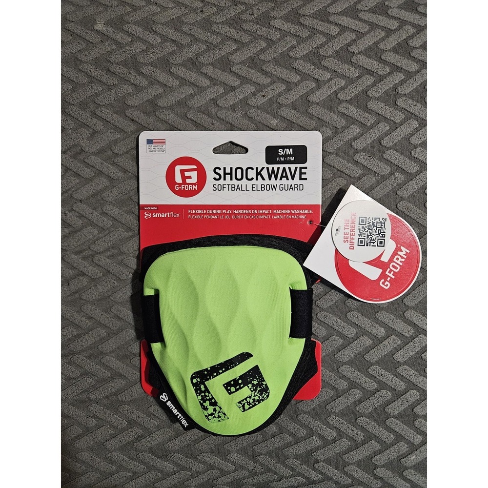 NEW G-Form Elite Speed‎ Baseball Limited Edition Elbow Guard Green- Adult S/M